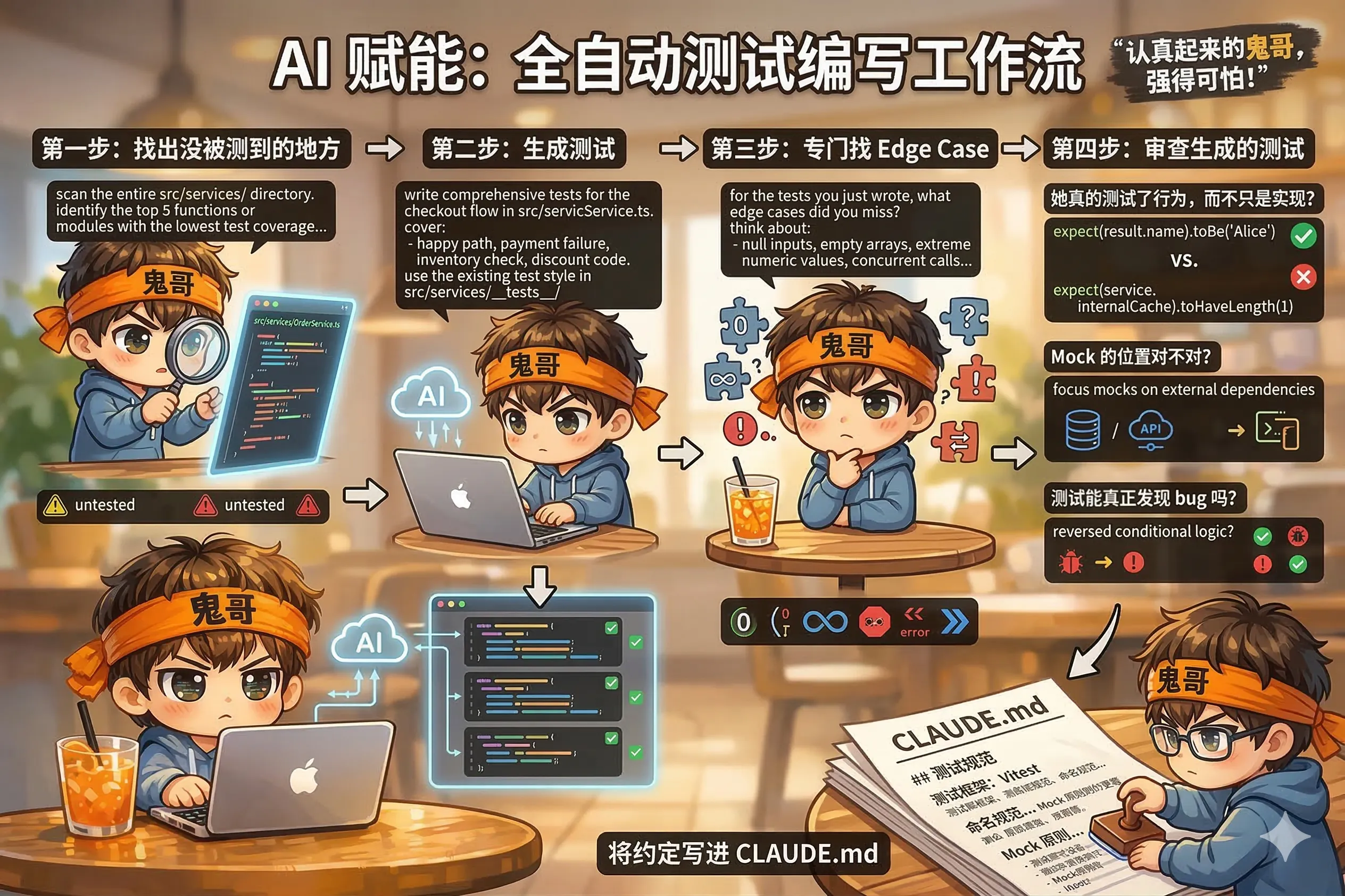 4.4 编写测试