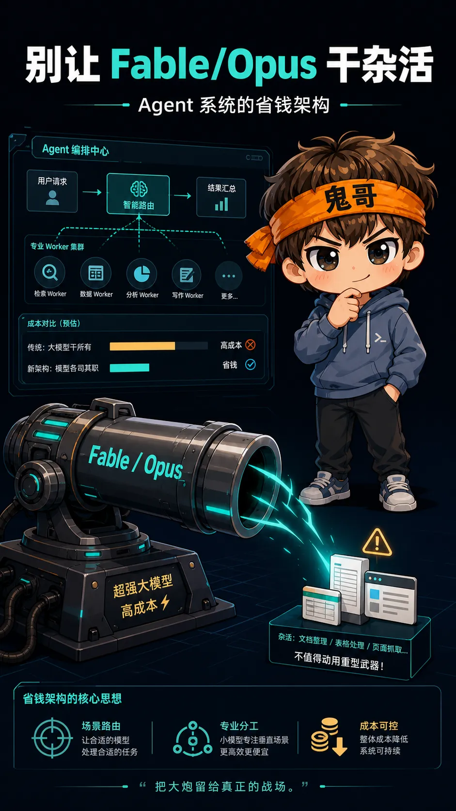 别让 Fable/Opus 干杂活